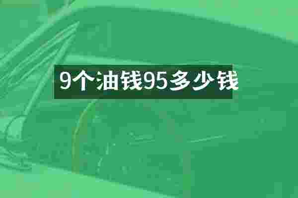 9个油钱95多少钱