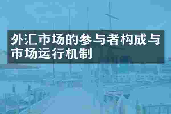 外汇市场的参与者构成与市场运行机制