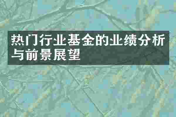 热门行业基金的业绩分析与前景展望