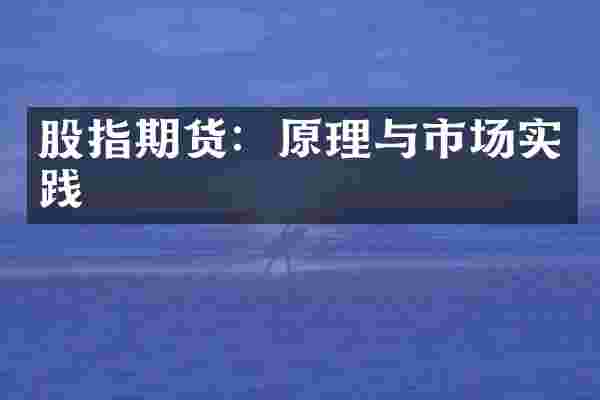 股指期货：原理与市场实践