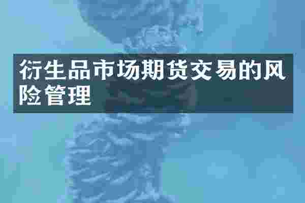 衍生品市场期货交易的风险管理