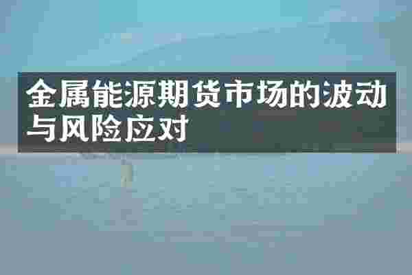 金属能源期货市场的波动与风险应对