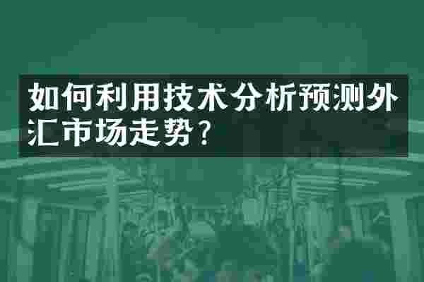 如何利用技术分析预测外汇市场走势？