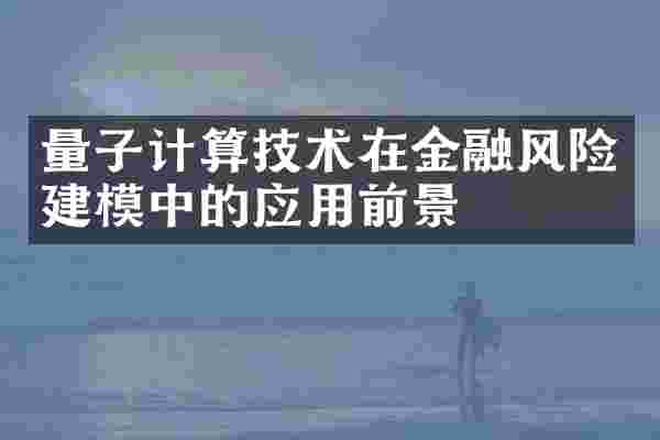 量子计算技术在金融风险建模中的应用前景